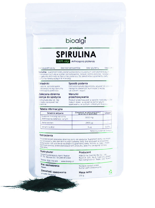 Spirulina w proszku