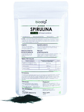 Spirulina proszek bioalgi