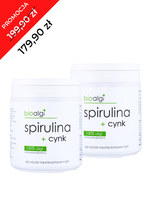Zestaw Spirulina + Cynk bioalgi