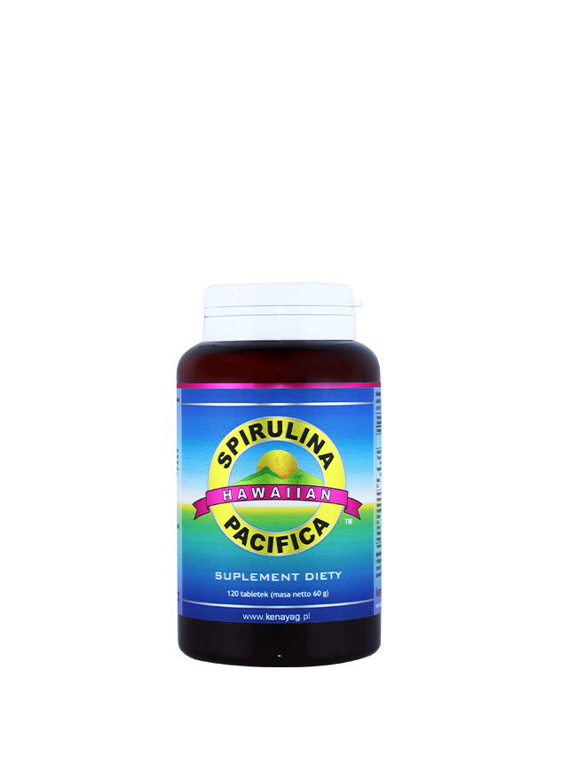 Hawajska spirulina pacifica - bogactwo naturalnych witamin i minerałów (120 tabletek)