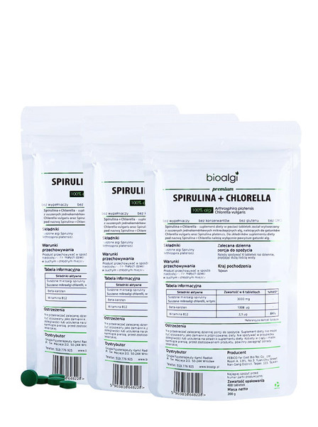 Spirulina i Chlorella