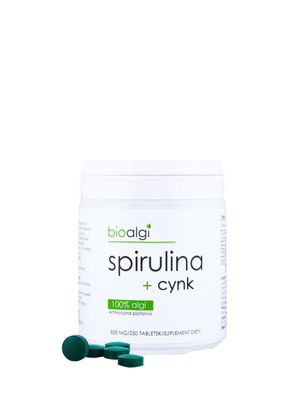 Spirulina + Cynk bioalgi
