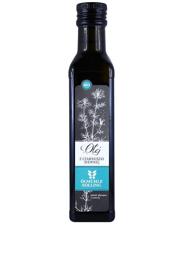 Bio Olej z Czarnego Kminku - egipska czarnuszka siewna w płynie (250ml)