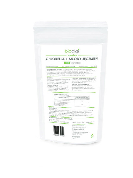 Jęczmień i chlorella