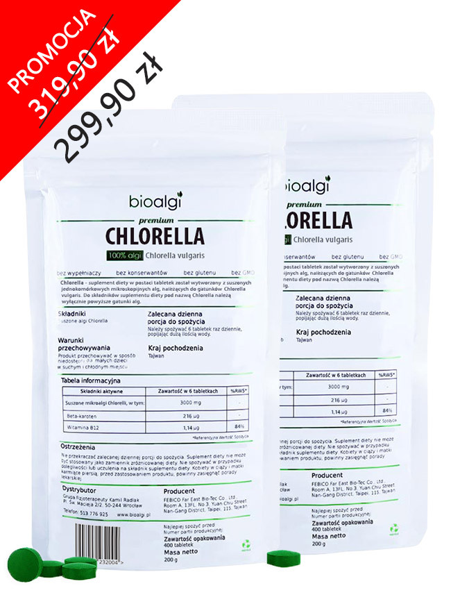 Zestaw: 2 x Chlorella bioalgi