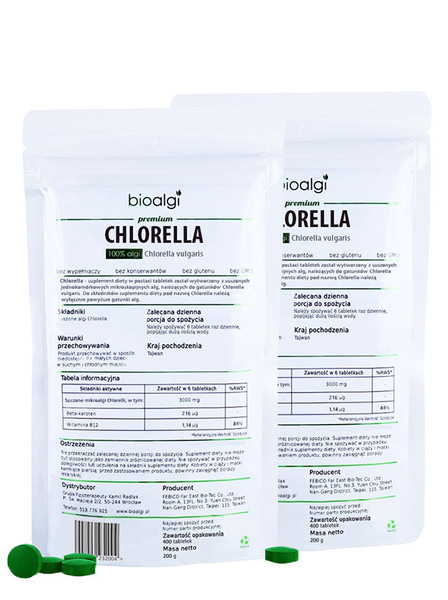 Zestaw: 2 x Chlorella