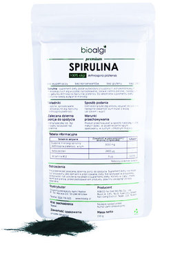Spirulina w proszku bioalgi
