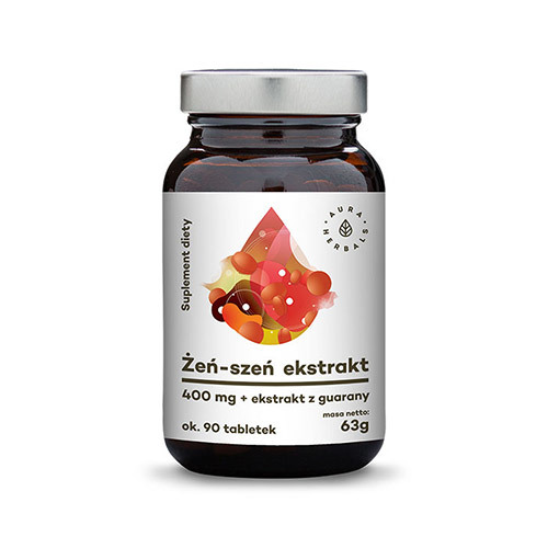 Żeń-szeń koreański + guarana